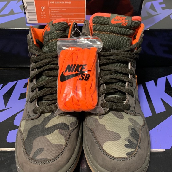 Nike SB Dunk High BA Camo Sz 9.5 DS RARE🔥 - Picture 4 of 4
